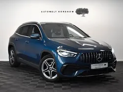 Denimblau metalliclack Gebraucht 2022 Mercedes GLA220 AMG line SUV | 38.000 € (Fairer Preis)