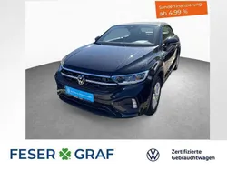 Deep black perleffekt Gebraucht 2024 VW T-Roc Cabriolet R-line Cabrio | 32.940 € (Superpreis)
