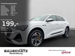 Weiss Gebraucht 2021 Audi e-tron S-Line SUV | 43.430 € (Etwas zu teuer)