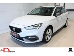 Nevada weiß (metallic) Gebraucht 2024 Seat Leon FR Kombi | 32.480 € (Teuer)