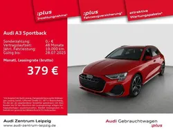 Rot Gebraucht 2024 Audi A3 Sportback S-Line Limousine | 42.290 € (Etwas zu teuer)