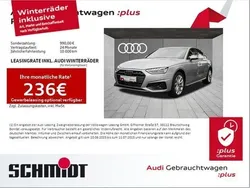 Florettsilber metallic Gebraucht 2024 Audi A4 Advanced Limousine | 32.840 € (Guter Preis)