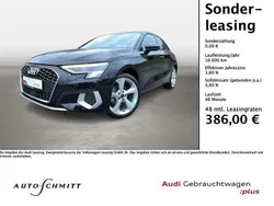 Mythosschwarz metallic Gebraucht 2024 Audi A3 Sportback Advanced Limousine | 35.590 € (Fairer Preis)