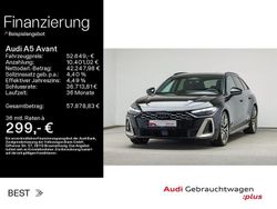 Mythosschwarz metallic Gebraucht 2025 Audi A5 S-Line Kombi | 52.649 € (Fairer Preis)