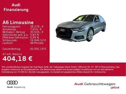Florettsilber metallic Gebraucht 2022 Audi A6 Design Limousine | 38.270 € (Fairer Preis)