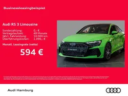 Grün Neu 2025 Audi RS3 Sport Kleinwagen | 66.777 €