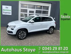 Moonweiß metallic Gebraucht 2022 Skoda Karoq Ambition SUV | 21.490 €