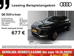Grau Neu 2025 Audi Q6 e-tron Sport SUV | 59.445 € (Guter Preis)