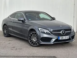 Grau Gebraucht 2017 Mercedes C400 AMG line Coupé | 37.990 € (Etwas zu teuer)