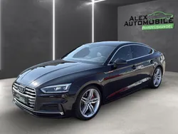 Mythosschwarz metallic Gebraucht 2018 Audi A5 Sportback S-Line Limousine | 27.990 € (Fairer Preis)