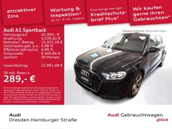 Firmamentblau metallic Gebraucht 2020 Audi A1 Sportback Advanced Plus Kleinwagen | 20.990 € (Guter Preis)