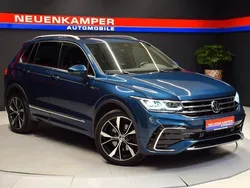 Blau Gebraucht 2021 VW Tiguan R-line SUV | 34.990 € (Guter Preis)