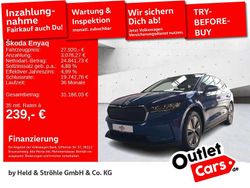 Blau Gebraucht 2023 Skoda Enyaq iV Loft SUV | 27.920 € (Guter Preis)