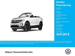 Pure white Gebraucht 2022 VW T-Roc Cabriolet Style Cabrio | 26.429 € (Guter Preis)