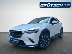 Satinweiß metallic Gebraucht 2019 Mazda CX-3 Sports-Line SUV | 18.980 € (Fairer Preis)