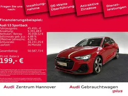B1 progressivrot metallic (metallic) Gebraucht 2024 Audi S3 Sport Limousine | 45.450 € (Fairer Preis)