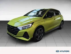 Lucid lime / met Gebraucht 2024 Hyundai i20 N Line Kleinwagen | 23.480 € (Etwas zu teuer)