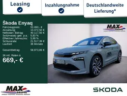 Grau Gebraucht 2025 Skoda Enyaq iV SportLine SUV | 53.490 € (Fairer Preis)