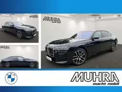 M carbonschwarz metallic Gebraucht 2024 BMW 740 M Sport Limousine | 86.980 € (Superpreis)