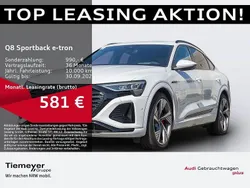 Weiß Gebraucht 2024 Audi Q8 Sportback e-tron S-Line SUV | 69.340 € (Fairer Preis)
