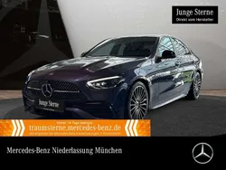 Blau Gebraucht 2024 Mercedes C300 AMG Limousine | 47.990 € (Fairer Preis)