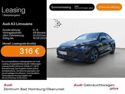 Mythosschwarz metallic Gebraucht 2024 Audi A3 S-Line Limousine | 35.290 € (Teuer)