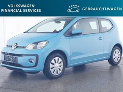 Blau Gebraucht 2021 VW up! move up! Kleinwagen | 12.500 € (Etwas zu teuer)