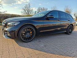 Schwarz Gebraucht 2018 Mercedes C200 AMG line Kombi | 26.800 € (Teuer)