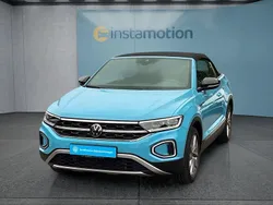 Blau Gebraucht 2024 VW T-Roc Cabriolet Cabrio | 34.449 € (Fairer Preis)
