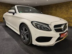 Weiß Gebraucht 2018 Mercedes C220 AMG line Cabrio | 18.899 € (Guter Preis)