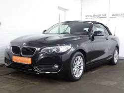Schwarz Gebraucht 2015 BMW 218 Basis Cabrio | 17.900 € (Fairer Preis)
