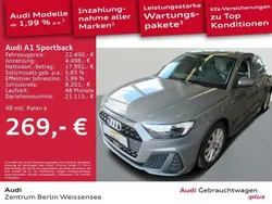 Grau Gebraucht 2019 Audi A1 Sportback S-Line Kleinwagen | 22.490 € (Etwas zu teuer)
