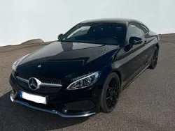 Schwarz Gebraucht 2016 Mercedes C180 AMG line Coupé | 22.400 € (Etwas zu teuer)