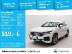 0q pure white Gebraucht 2021 VW Touareg R-line SUV | 42.489 € (Guter Preis)