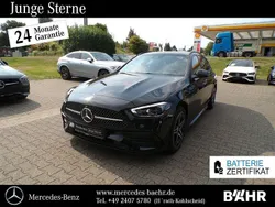 Schwarz Gebraucht 2024 Mercedes C300e AMG Limousine | 48.450 € (Fairer Preis)