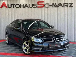Obsidianschwarz Gebraucht 2015 Mercedes C220 AMG line Coupé | 17.990 € (Superpreis)