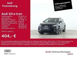 Mythosschwarz metallic Gebraucht 2022 Audi Q4 e-tron S-Line SUV | 39.810 € (Fairer Preis)