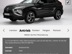 Schwarz Gebraucht 2022 Mitsubishi Eclipse Cross Plus SUV | 22.900 € (Fairer Preis)