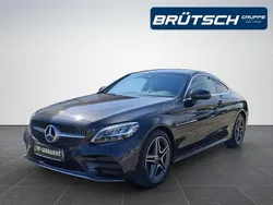 Grafitgrau metallic Gebraucht 2021 Mercedes C180 AMG line Coupé | 29.580 € (Superpreis)