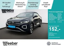Deep black perleffekt (metallic) Gebraucht 2024 VW T-Roc Cabriolet Goal Cabrio | 27.490 € (Guter Preis)