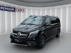 Obsidianschwarz Gebraucht 2019 Mercedes V300 AMG line Van / Kleinbus | 58.990 € (Etwas zu teuer)