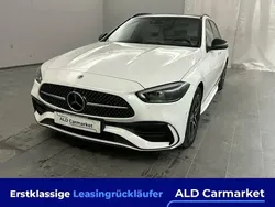 Polarweiß Gebraucht 2023 Mercedes C300e AMG line Kombi | 32.980 € (Guter Preis)