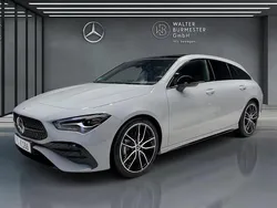 Grau (956 manufaktur lack alpingrau) Gebraucht 2025 Mercedes CLA180 Shooting Brake Night Kombi | 37.680 € (Teuer)