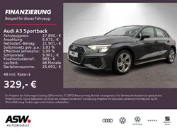Grau Gebraucht 2021 Audi A3 Sportback S-Line Limousine | 27.890 € (Teuer)