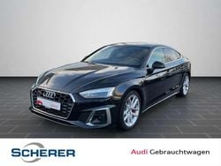 Mythosschwarz metallic Gebraucht 2023 Audi A5 S-Line Limousine | 33.990 € (Guter Preis)