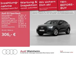 Mythosschwarz metallic Gebraucht 2023 Audi Q3 Sportback S-Line SUV | 36.991 € (Fairer Preis)