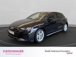 Mythosschwarz metallic Gebraucht 2024 Audi A3 Sportback S-Line Limousine | 36.470 € (Fairer Preis)