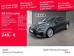 Grau Gebraucht 2023 Audi A3 S-Line Limousine | 31.450 € (Etwas zu teuer)