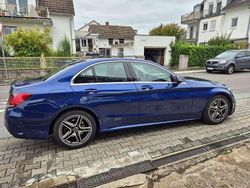 Sportblau Gebraucht 2018 Mercedes C220 AMG line Limousine | 26.795 € (Fairer Preis)