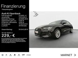 Schwarz Gebraucht 2023 Audi A3 Sportback Limousine | 23.890 € (Guter Preis)